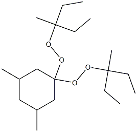3,5-Dimethyl-1,1-bis(1-ethyl-1-methylpropylperoxy)cyclohexane 구조식 이미지