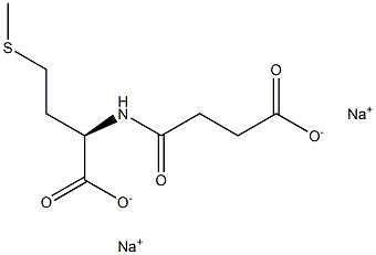 (R)-2-[(3-Carboxy-1-oxopropyl)amino]-4-(methylthio)butyric acid disodium salt 구조식 이미지