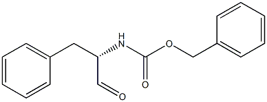 N-[(1S)-1-Formyl-2-phenylethyl]carbamic acid benzyl ester Structure