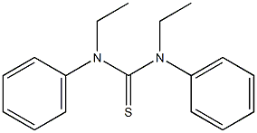 N,N'-Diethyl-N,N'-diphenylthiourea 구조식 이미지