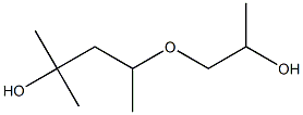 4-(2-Hydroxypropoxy)-2-methyl-2-pentanol Structure