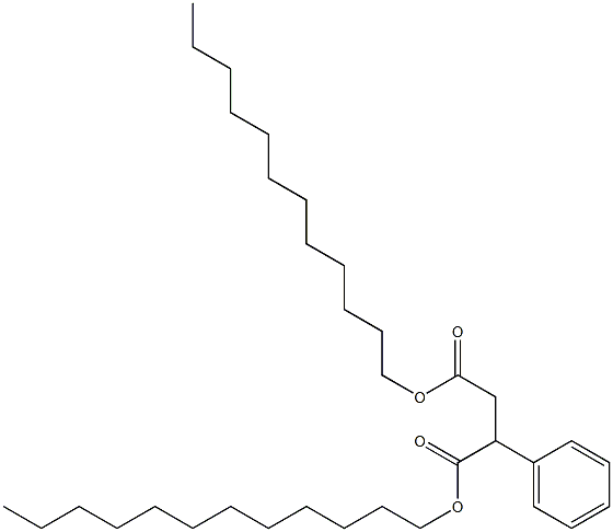 Phenylsuccinic acid didodecyl ester Structure