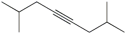 2,7-Dimethyl-4-octyne 구조식 이미지