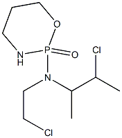 Tetrahydro-2-[N-(2-chloro-1-methylpropyl)-N-(2-chloroethyl)amino]-2H-1,3,2-oxazaphosphorine 2-oxide Structure