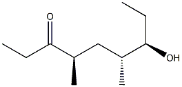 (4R,6R,7R)-7-Hydroxy-4,6-dimethylnonane-3-one 구조식 이미지