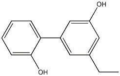 5-Ethyl-1,1'-biphenyl-2',3-diol Structure