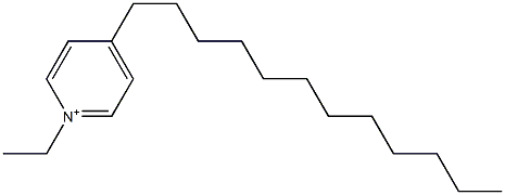 1-Ethyl-4-dodecylpyridinium 구조식 이미지