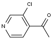 4-Acetyl-3-chloropyridine Structure