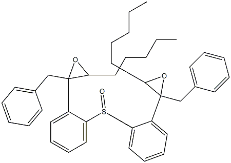 [(1-Phenyl-2,3-epoxyoctan)-2-yl]phenyl sulfoxide 구조식 이미지