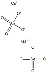 Cesium gallium selenate 구조식 이미지