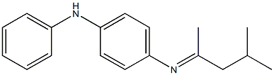 N-(1,3-Dimethylbutylidene)-N'-phenyl-p-phenylenediamine Structure