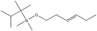 (E)-6-[(1,1,2-Trimethylpropyl)dimethylsilyloxy]-3-hexene Structure