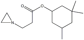 1-Aziridinepropionic acid 3,3,5-trimethylcyclohexyl ester 구조식 이미지