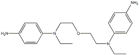 Bis[2-[N-(p-aminophenyl)-N-ethylamino]ethyl] ether 구조식 이미지