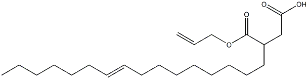 3-(9-Hexadecenyl)succinic acid 1-hydrogen 4-allyl ester Structure