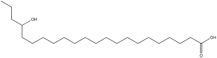 19-Hydroxydocosanoic acid 구조식 이미지