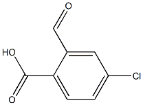 2-Formyl-4-chlorobenzoic acid 구조식 이미지