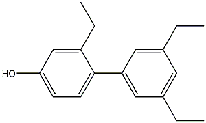 3-Ethyl-4-(3,5-diethylphenyl)phenol Structure