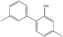 3',4-Dimethylbiphenyl-2-ol 구조식 이미지