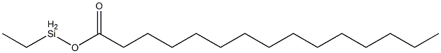 Pentadecanoic acid ethylsilyl ester 구조식 이미지