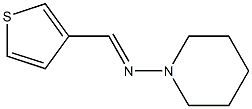 3-[(Piperidin-1-yl)iminomethyl]thiophene Structure