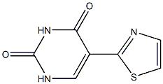 5-(2-Thiazolyl)uracil 구조식 이미지