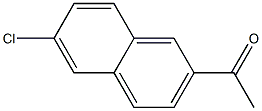 2-Acetyl-6-chloronaphthalene 구조식 이미지