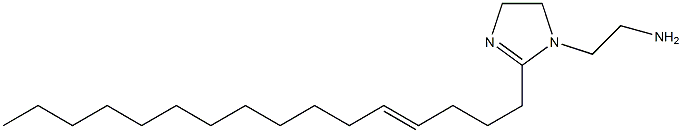 1-(2-Aminoethyl)-2-(4-hexadecenyl)-2-imidazoline 구조식 이미지