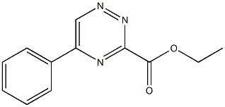 5-Phenyl-1,2,4-triazine-3-carboxylic acid ethyl ester Structure