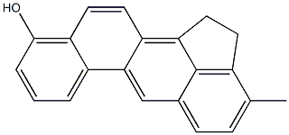 3-Methylcholanthren-10-ol 구조식 이미지