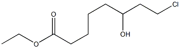 Ethyl 8-chloro-6-hydroxyoctanoate Structure