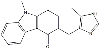 1,2,3,9-Tetrahydro-9-methyl-3-[(5-methyl-1H-imidazol-4-yl)methyl]-4H-carbazol-4-one Structure