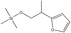 2-[1-(Trimethylsilyloxymethyl)ethyl]furan Structure