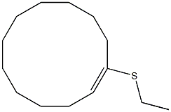 1-(Ethylthio)cyclododecene 구조식 이미지