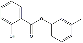 2-Hydroxybenzenecarboxylic acid 3-methylphenyl ester 구조식 이미지