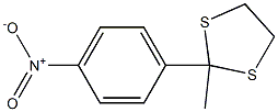 4'-Nitroacetophenone ethane-1,2-diyl dithioacetal 구조식 이미지