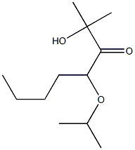 4-Isopropoxy-2-hydroxy-2-methyl-3-octanone Structure