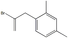 1-(2-Bromoallyl)-2,4-dimethylbenzene 구조식 이미지
