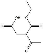 2-Acetylsuccinic acid 1-ethyl ester Structure