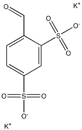 4-Formyl-1,3-benzenedisulfonic acid dipotassium salt Structure