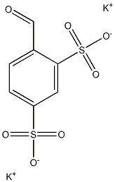 4-Formyl-1,3-benzenedisulfonic acid dipotassium salt 구조식 이미지