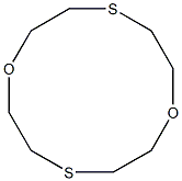 1,7-Dioxa-4,10-dithiacyclododecane Structure