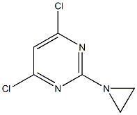2-(1-Aziridinyl)-4,6-dichloropyrimidine 구조식 이미지