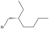 [R,(-)]-1-Bromo-2-ethylhexane 구조식 이미지