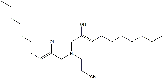 1,1'-[(2-Hydroxyethyl)imino]bis(2-decen-2-ol) Structure