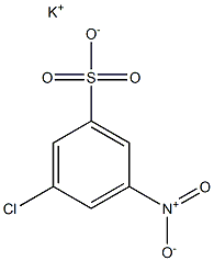 3-Chloro-5-nitrobenzenesulfonic acid potassium salt 구조식 이미지