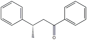 (3S)-1,3-Diphenylbutane-1-one Structure