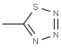 5-Methyl-1,2,3,4-thiatriazole 구조식 이미지
