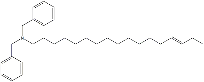 (14-Heptadecenyl)dibenzylamine 구조식 이미지