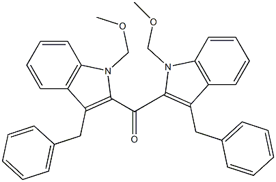 Methoxymethyl(3-benzyl-1H-indol-2-yl) ketone 구조식 이미지